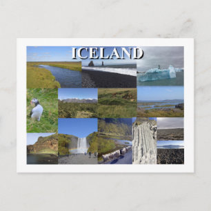 Iceland Summer Landscapes Postcard