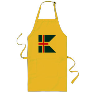 Iceland Swallowtail Flag - Waving Iceland Pennant Long Apron