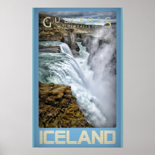 Iceland Travel Poster
