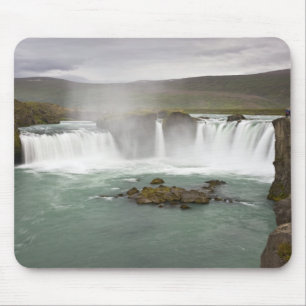 Iceland. View of Godafoss Falls on the Mouse Pad