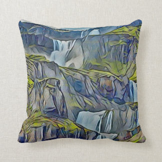 Iceland Waterfalls Cushion