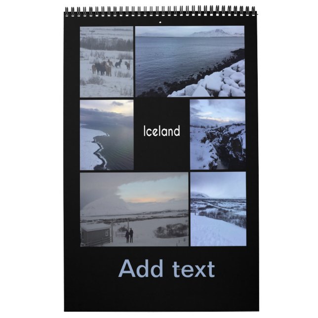 Iceland Winter Landscape Calendar (Cover)