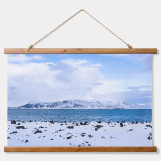 Iceland Winter Wonderland Hanging Tapestry