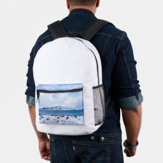 Iceland Winter Wonderland Printed Backpack