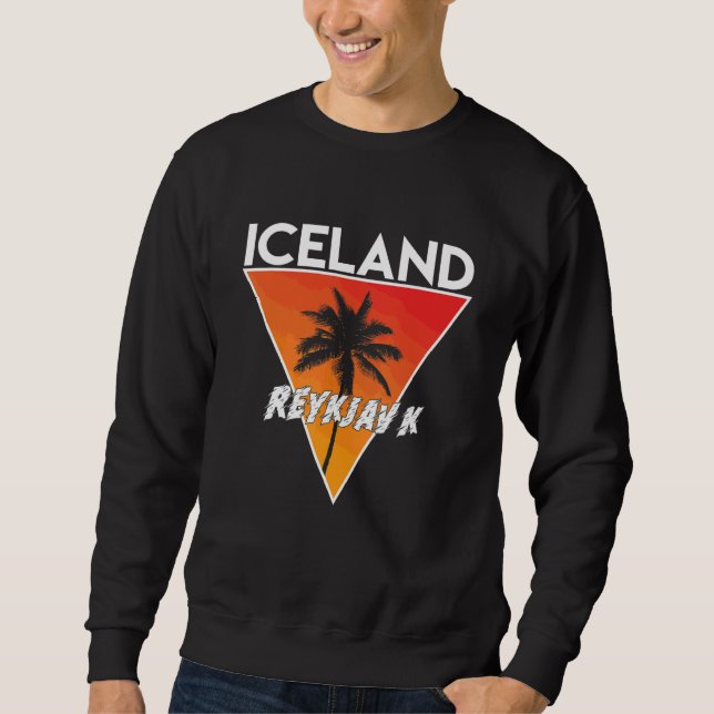 Iceland With Sunny Colours Sweatshirt (Front)