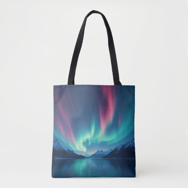 Icelandic Aurora Tote Bag (Front)