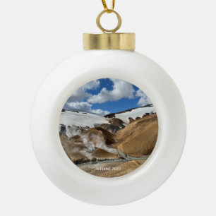 Icelandic ceramic ornament