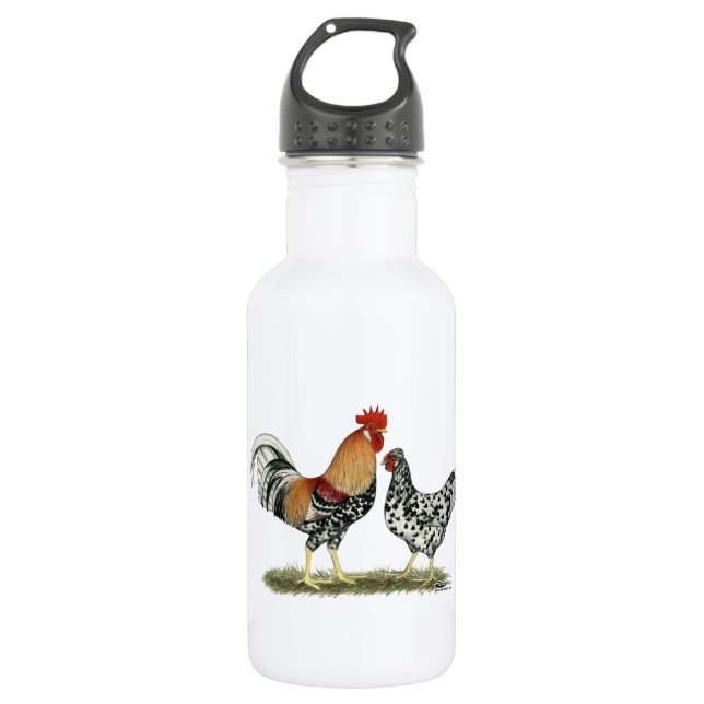 Icelandic Chickens 532 Ml Water Bottle (Front)