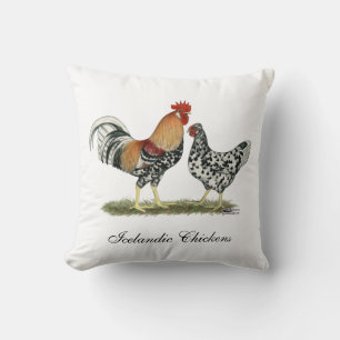 Icelandic Chickens Cushion