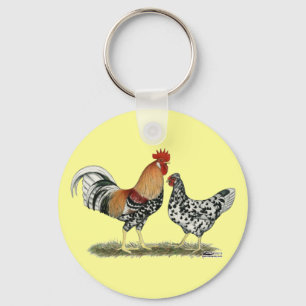 Icelandic Chickens Key Ring