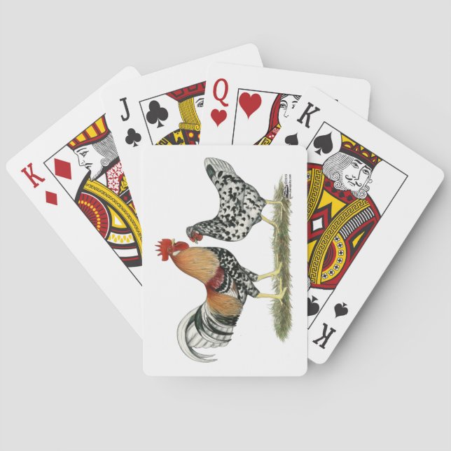 Icelandic Chickens Playing Cards (Back)