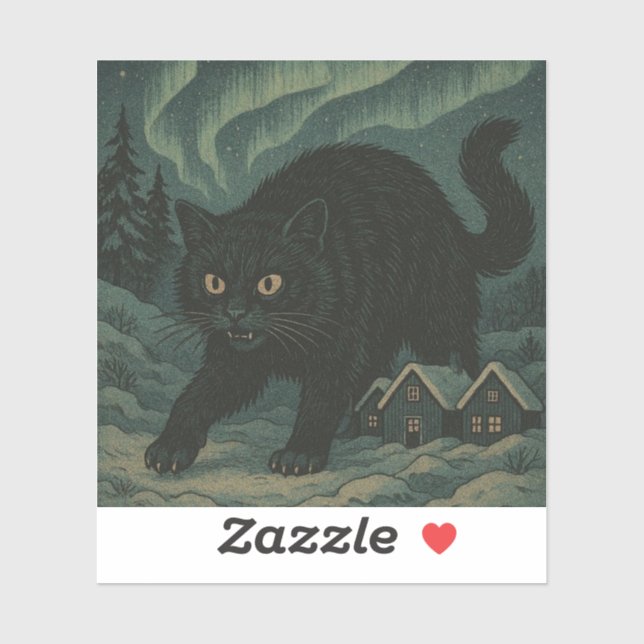 Icelandic Christmas yule Cat  (Sheet)