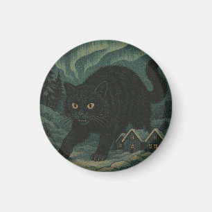 Icelandic Christmas yule Cat Magnet