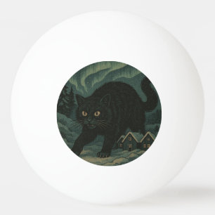 Icelandic Christmas yule Cat  Ping Pong Ball