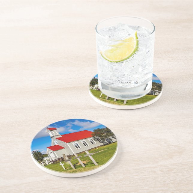 Icelandic Church Coaster (Side)