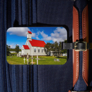 Icelandic Church Luggage Tag