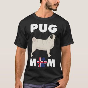 Icelandic Dog Pug Mum Essential T-Shirt 818
