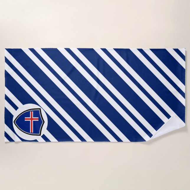 Icelandic flag beach towel (Front)