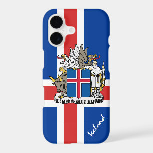Icelandic Flag Case, patriotic Iceland / sports