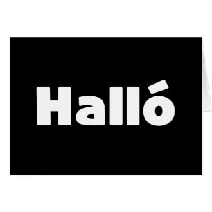 Icelandic Halló { Hello ) Íslenska Language