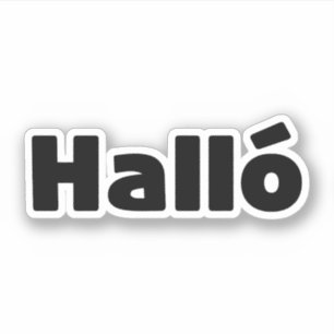 Icelandic Halló { Hello ) Íslenska Language