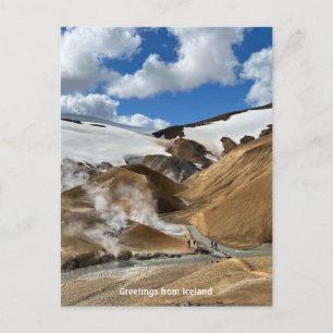 Icelandic highlands - postcard