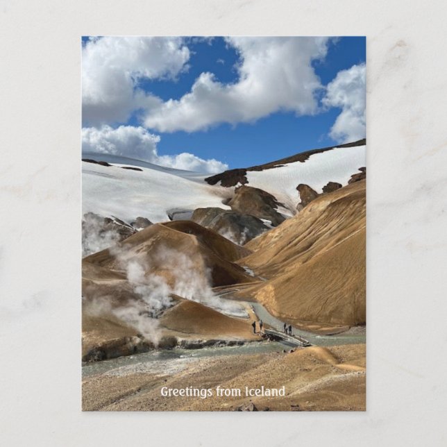 Icelandic highlands - postcard (Front)