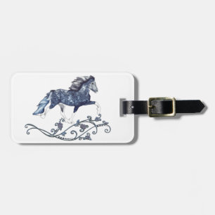 Icelandic Horse Blámóða Luggage Tag