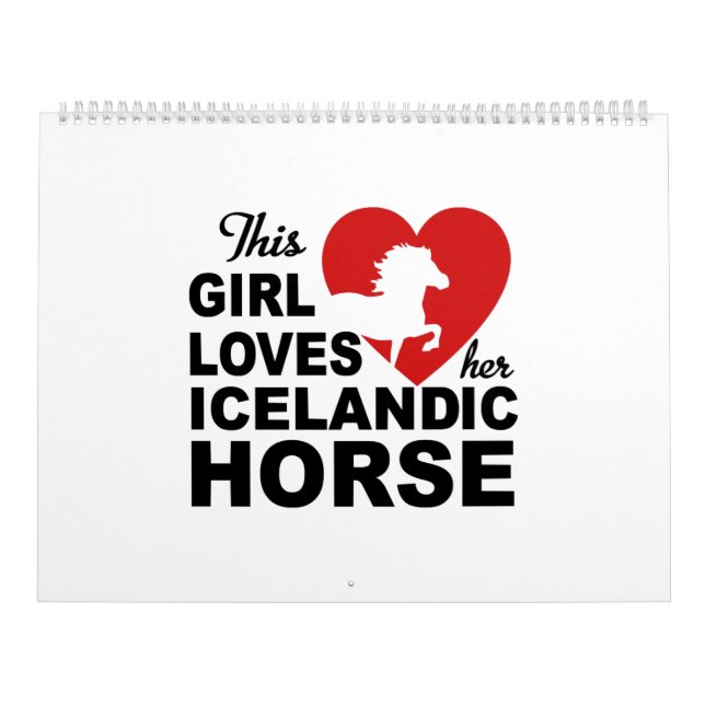 Icelandic Horse Calendar (Cover)