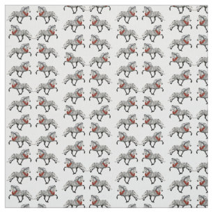 Icelandic Horse Christmas Fabric