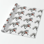 Icelandic Horse Christmas Wrapping Paper<br><div class="desc">I redesigned my Charismatic Icelandic painting to bring in the joy of the Holidays.</div>