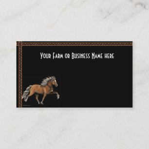 Icelandic horse Elska Business Card