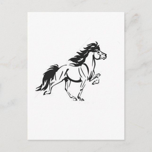 Icelandic Horse Postcard (Front)
