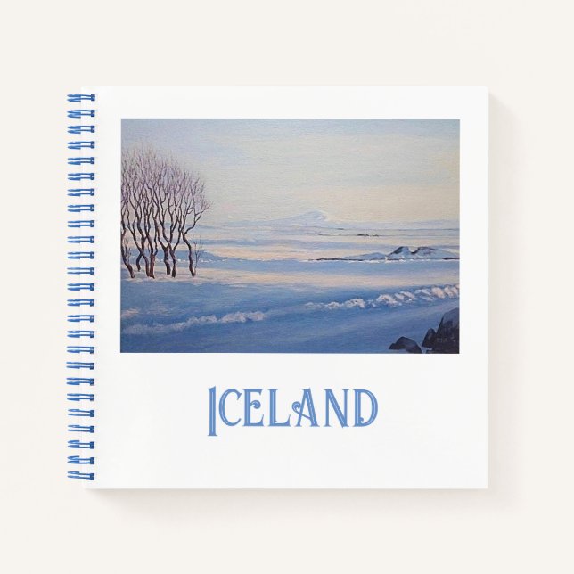 Icelandic landscape by Pola.B.Alex Notebook (Front)