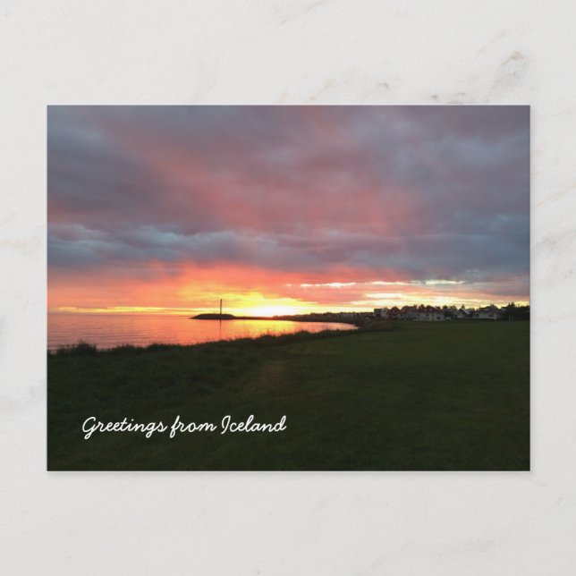 Icelandic landscape postcard (Front)