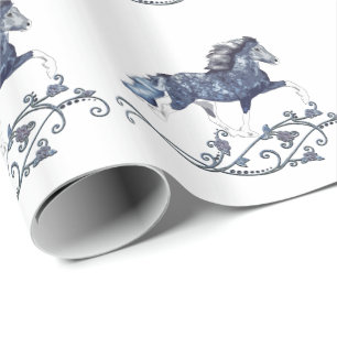 Icelandic Mare Blámóða Wrapping Paper