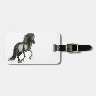 Icelandic mare Brana Luggage Tag