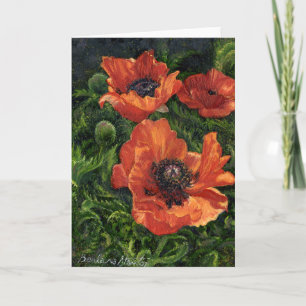 “Icelandic Poppies” Card