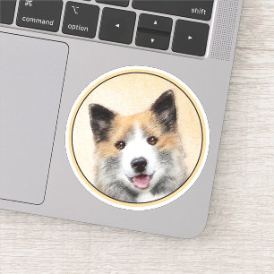 Icelandic Sheepdog Painting - Original Dog Art