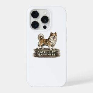 Icelandic Sheepdog – Powered by Happiness iPhone 15 Pro Case