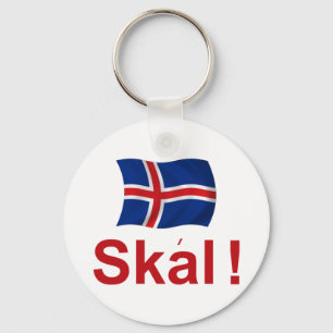 Icelandic Skal! (Cheers) Key Ring