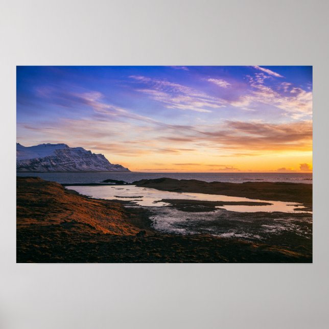 Icelandic Sunrise I Poster (Front)