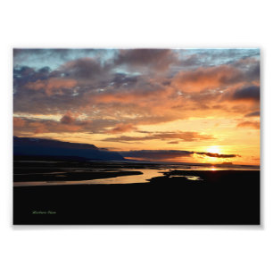 Icelandic Sunset Photo Print