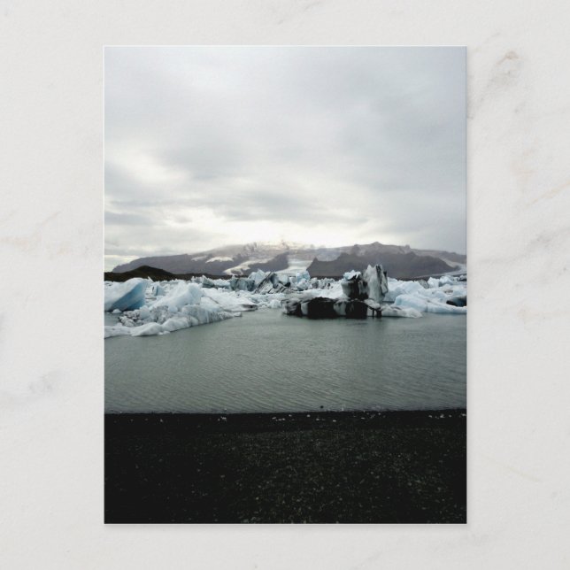 Icelantic landscape - Jökulsárlón Glacier Postcard (Front)