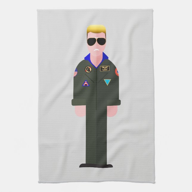 Iceman – 80s Movie Icon Kitchen Towel (Vertical)