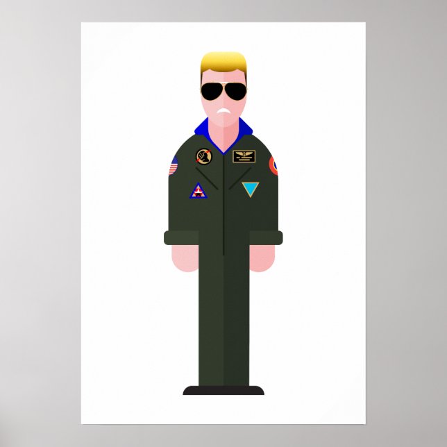 Iceman - 80s Movie Icon Poster (Front)