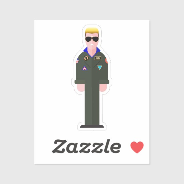 Iceman – 80s Movie Icon Sticker (Sheet)