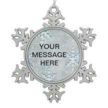 IceSnowflakes Framed Personalized Decoration
