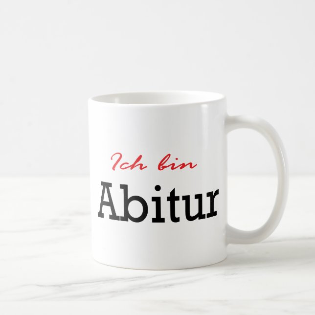 Ich bin Abitur icon Coffee Mug (Right)