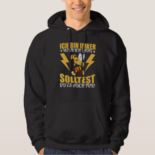 Ich Bin Beker Wenn Ich Renne Solltest Du Es Auch H Hoodie